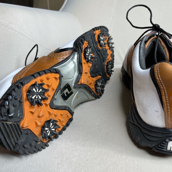 Footjoy FJ Contour Mens Golf Shoes Cleats Sz 8.5 - Picture 5 of 5